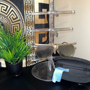 SHEIN Gold Embellished Sunglasses